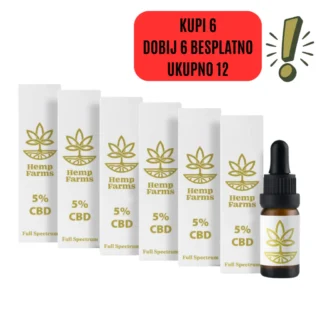 CBD ulje Super Combo 6 × 5% (3.000 mg)