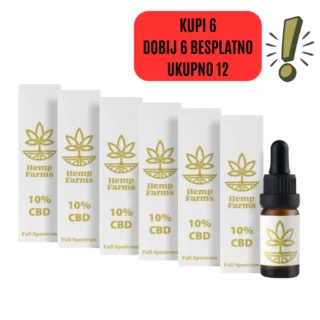 CBD ulje Super Combo 6 × 10% (6.000 mg)