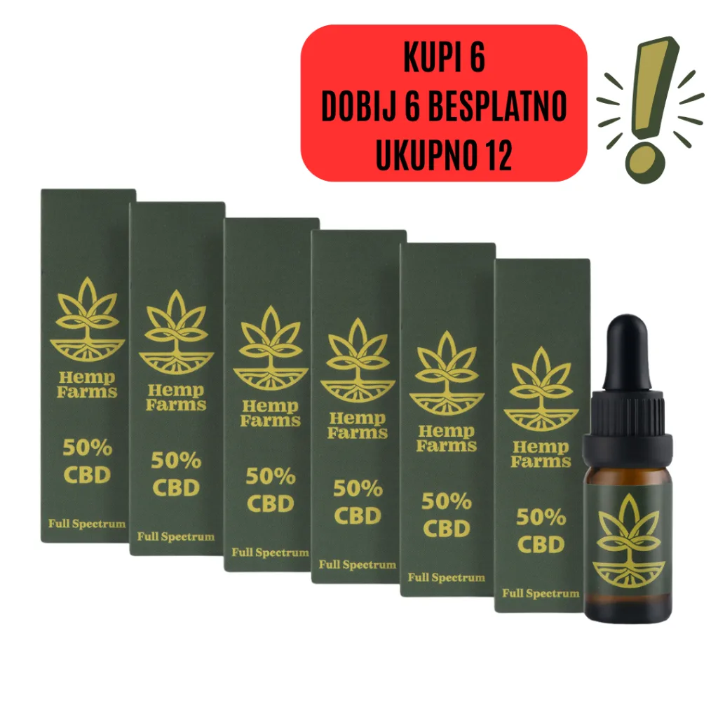 CBD ulje Super Combo 6 × 50% (30.000 mg)