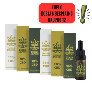 CBD ulje Super Combo 2×15% + 2×20% + 2×30% (13.000 mg)