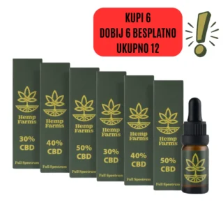 CBD ulje Super Combo 2×30% + 2×40% + 2×50% (24.000 mg)