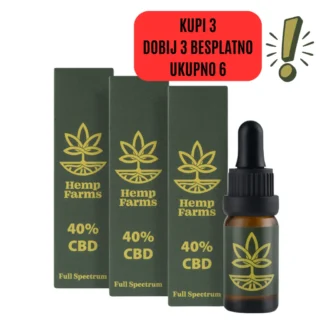 CBD ulje Combo 3 × 40% (12.000 mg)
