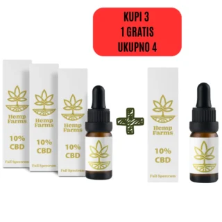 CBD ulje Combo 3 × 10% (3.000 mg)