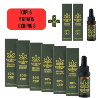 CBD ulje Super Combo 6 × 30% (18.000 mg)